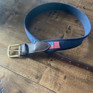 Men's Vineyard Vine Flag Belt - size 34